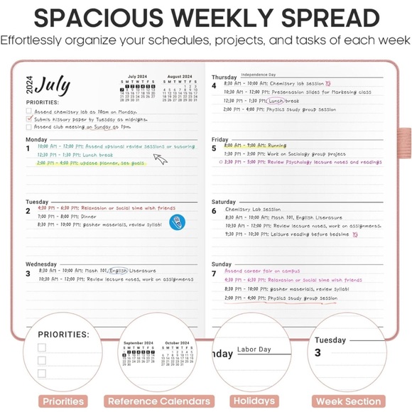 Academic Planner July 2024-June 2025 - Picture 6 of 8